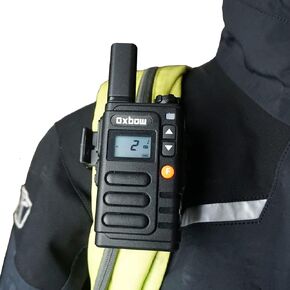 Renegade Two-Way Backcountry Radio with Universal Shoulder Strap Mount, 1-5 Mile Backcountry Range, 36+ Hours of Battery Life