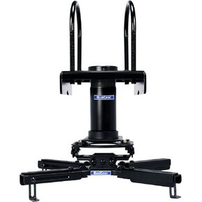 QualGear Pro-AV QG-KIT-TA-3IN-B Projector Mount Kit Accessory with A Truss Ceiling Adapter, 3" 1.5", Black