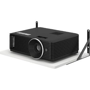 Black White Small Mini Projector Mount, Projector Shelf/Cable Box Wall Mount/Router Wall Mount,Projector Wall Mount Floating,Projector Shelf for Wall,Projector Holder Stand Accessories