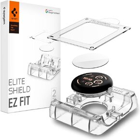 Spigen EliteShield EZ Fit Screen Protector Designed for Pixel Watch 3 (45mm) - 2 Pack
