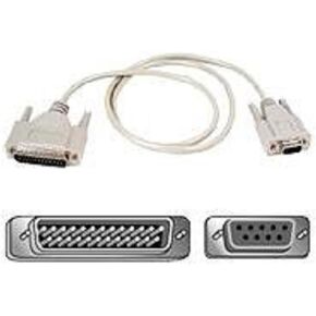 Belkin 25ft At Serial Modem Cable (Db9f/db25m)