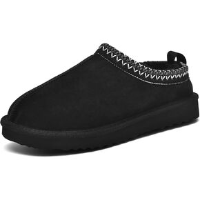 Women's Slippers Platform Mini Boots Faux Fur Warm Winter Mules Cozy Warm House Shoes Indoor and Outdoor
