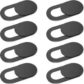 Webcam Cover (8 Pack) 0.03 inch Ultra Thin Laptop Camera Cover Slide for iPhone iPad MacBook Pro Computer iMac Cell Phone PC Accessories Camera Blocker Slider