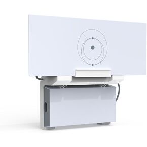 2 in 1 Wall Holder Mount Kit Compatible with Starlink Gen 3 Router and Starlink Power Supply,Suitable for StarLink Internet Set Satellite ABS Stability Wall Bracket Accessories（White）