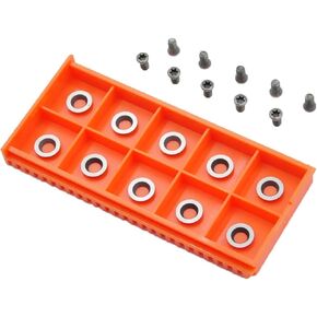 Ci0 5/8 inch(16mm) Round Carbide Replacement Cutter Inserts Fit for Full and PRO Size Finisher Wood Turning Lathe Tools, 10 pcs