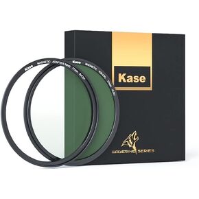 Kase 72mm Wolverine Magnetic CPL Filters with 72mm Magnetic Lens Adapter Ring for Camera Lenses, HD Multi Coated Shockproof Tempered Optical Glass Circular Polarizer Filters