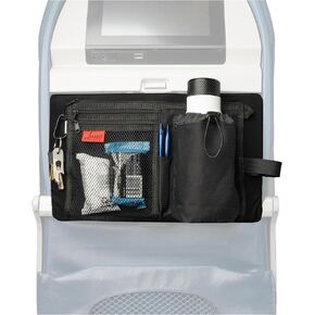 Lusso Gear Tray Table Cover with Pockets - Sanitary Airplane Tray Cover, Seat Back Organizer & Storage - Travel Accessories for Airplane - Machine-Washable Travel Tray - Water Bottle Holder