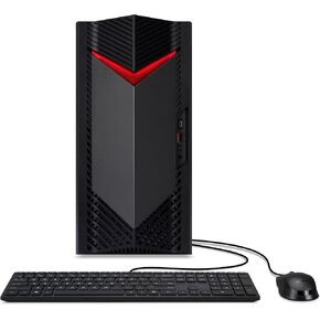 Acer Nitro 50 N50-656-UR12 Gaming Desktop | Intel Core i5-14400F 10-Core Processor | NVIDIA GeForce RTX 3050 | 16GB DDR5 5600MHz | 1TB PCIe Gen 4 SSD | Intel Wi-Fi 6E AX211 | Windows 11 Home
