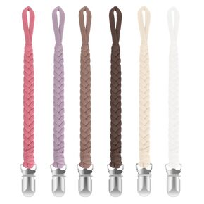 Baby Pacifier Clip, Baby Pacifier Holder for Boys and Girls, Universal Fit for All Pacifiers & Teething Toys - Modern Unisex Baby Gift…