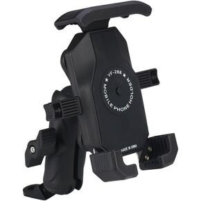 Mobile Phone Mount Bicycle Phone Holder 【1s Pick Up and Release】 Motorcycle Handlebar Cell Phone Clamp for Motorcycle，Bike，ATV Installation of Handlebar(KOCT071)