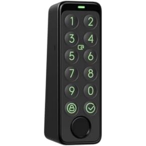 SwitchBot Smart Keypad Touch for SwitchBot Lock, Fingerprint Keyless Home Entry, IP65 Waterproof, Supports Virtual Passwords for Home Security