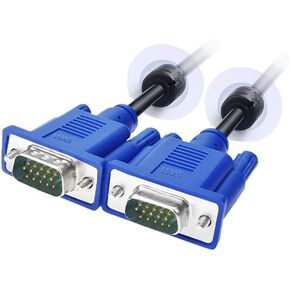 VGA, VGA-VGA Standard 15-Pin VGA Male to VGA Male Cable, 4.8Ft(3+5)