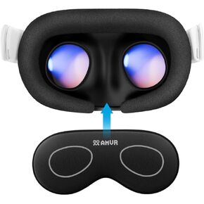 AMVR Lens Protector Cover Compatible with Meta Quest 3/2/1, Vision Pro, Valve Index, Rift S and Pico 4, Protects Lens from Sunlight, Scratches and Dust