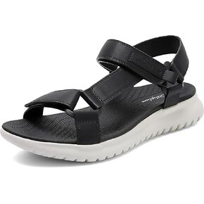 Littleplum Women's Sandals Casual Summer Water Beach Sandals With Arch Support Adjustable Athletic Sandals for Traveling Walking Camping