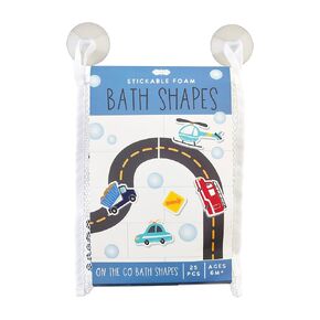 Mud Pie Transportation Bath Stickable Set