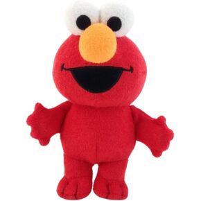 SoapSox Kids Exfoliating Bath Scrub (Elmo Sesame Street) - Soft Animal Toy Wash Cloth Sponge with Soap Pocket Insert - Fun Loofah Characters for Babies, Kids and Children