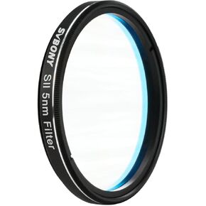 SVBONY SV227 Telescope Filter, 2 inches SII CCD 5nm Narrow Band Filter for Deep Sky Astrophotography