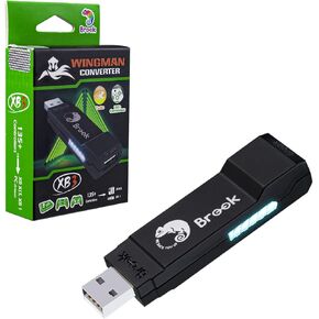 Sehawei Brook Wingman XB 3 Converter, Wireless Controller Adapter for New XB Series X/S, One Consoles and PC(X-Input), Supports Remap and Turbo [Exclusive Version]
