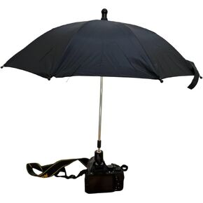 360° Swivel Camera Umbrella with Hot Shoe,Camera Sun Shade,Camera Rain Cover (Large-50cm)