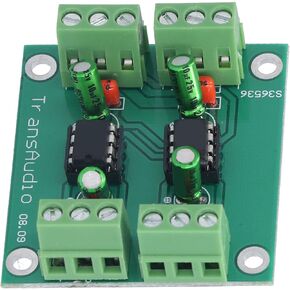 Conversion Board, Dual Channel Unbalanced To Balanced Stereo Converter Board for Shopping Mall for Home Theater for Speaker
