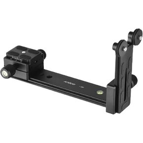 Andoer L200 Telephoto Lens Support Long Lens Holder Bracket Height Adjustable Compatible for Arca-Swiss Sunwayfoto RRS Benro Kirk Markins Mount