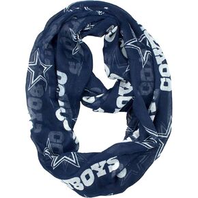 Littlearth womens NFL Green Bay Packers Sheer Infinity Scarf, Team Color, One Size