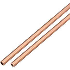 uxcell 2Pcs Copper Round Tube Pipe 10mm Outside Diameter X 8mm Inside Diameter 500mm Long in Kuwait