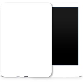 MightySkins Glossy Glitter Skin Compatible with Amazon Kindle 6-inch 11th Gen (2022) Full Wrap - Solid White | Protective High-Gloss Glitter Finish | Easy to Apply | Made in The USA