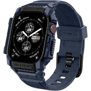 Spigen Rugged Armor Pro Designed for Apple Watch Series 10 42mm Case with Band Rugged Protective TPU Case Band (2024)