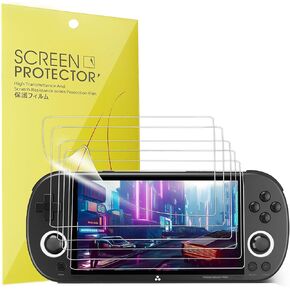 Compatible for Trimui Smart Pro Screen Protector, [6 Pack] Full Coverage TPU Clear Film Compatible for Trimui Smart Pro 5 inch Handheld Game Console (6 Pack)