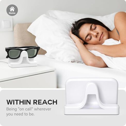 حامل وكابل شحن TUSITA متوافق مع بطانة الرأس للنظارات الذكية Ray-Ban Meta in Kuwait