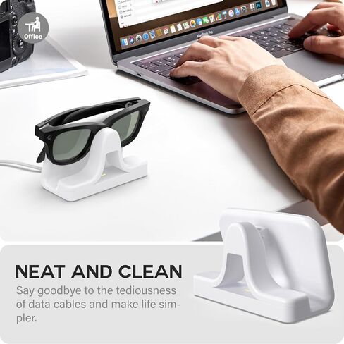 حامل وكابل شحن TUSITA متوافق مع بطانة الرأس للنظارات الذكية Ray-Ban Meta in Kuwait