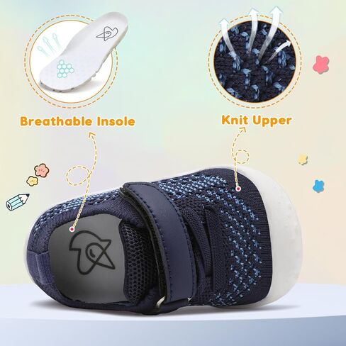LeIsfIt Baby Shoes Girls Boys First Walking Shoes Infant Sneakers Crib Shoes Lightweight Non-Slip Shoes in Saudi Arabia