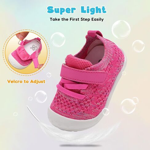 LeIsfIt Baby Shoes Girls Boys First Walking Shoes Infant Sneakers Crib Shoes Lightweight Non-Slip Shoes in Saudi Arabia