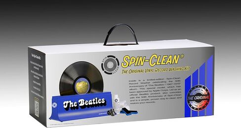 المجموعة الكاملة لغسالة تسجيلات الفينيل Spin-Clean® | البيتلز الأزرق طبعة محدودة | منظف ​​تسجيلات الفينيل | مثالية لـ 33 و48 و78 دورة في الدقيقة in Kuwait