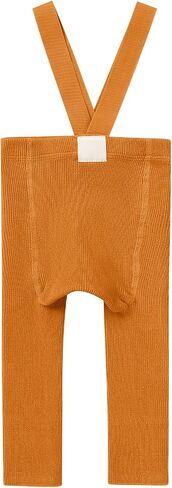 IBTOM CASTLE Infant Baby Girl Boy Ribbed Leggings Suspender Pants High Waist Fall Overalls Knit Tight Pantyhose Warm Stocking in Saudi Arabia