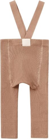 IBTOM CASTLE Infant Baby Girl Boy Ribbed Leggings Suspender Pants High Waist Fall Overalls Knit Tight Pantyhose Warm Stocking in Saudi Arabia