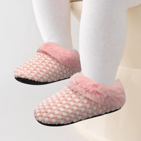 شبشب FEETCITY للأطفال الصغار للفتيات والأولاد الصغار سهل الارتداء أحذية منزلية للأطفال أحذية حافي القدمين خفيفة الوزن ودافئة للمشي في الأماكن المغلقة in Saudi Arabia