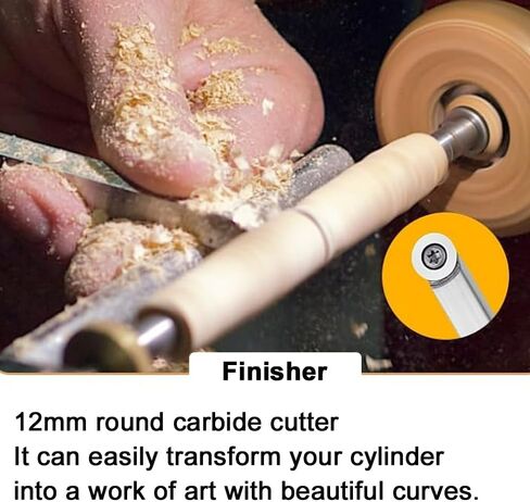 Ci0 5/8 inch(16mm) Round Carbide Replacement Cutter Inserts Fit for Full and PRO Size Finisher Wood Turning Lathe Tools, 10 pcs in Kuwait