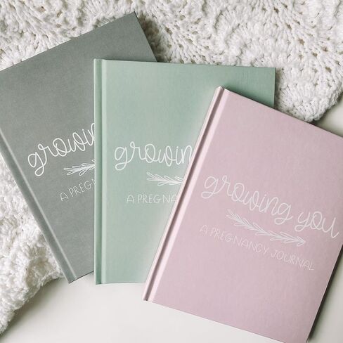 Pregnancy Journal Memory Book for Expecting Moms (Grey) by This Little Love Co in Saudi Arabia