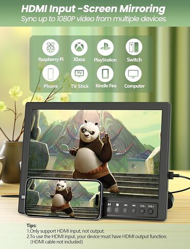 مشغل DVD للسيارة مقاس 12.5 بوصة مع سماعة رأس، ومشغل DVD للسيارة مع مدخل HDMI، وقرص من نوع الشفط، ومشغل DVD لمسند الرأس يدعم فيديو 1080P، بدون منطقة، ذاكرة أخيرة، مدخل/مخرج AV، بطاقة USB/SD in Kuwait