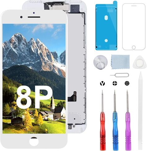 مجموعة استبدال شاشة iPhone 8plus: Moautodc 5.5 بوصة لشاشة iPhone 8Plus LCD - شاشة لجهاز iPhone 8Plus Digitizer، لجهاز iPhone 8 Plus Display 3D Touch Digitizer مع أدوات إصلاح كاملة in Saudi Arabia