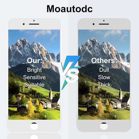 مجموعة استبدال شاشة iPhone 8plus: Moautodc 5.5 بوصة لشاشة iPhone 8Plus LCD - شاشة لجهاز iPhone 8Plus Digitizer، لجهاز iPhone 8 Plus Display 3D Touch Digitizer مع أدوات إصلاح كاملة in Saudi Arabia