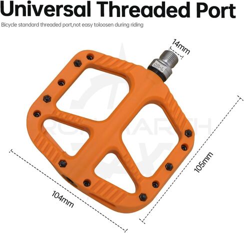 Mountain Bike Pedals Adult,Nylon Bicycle Pedals of 9/16 inch，1DU BMX Pedals Bicycle Accessories in Saudi Arabia