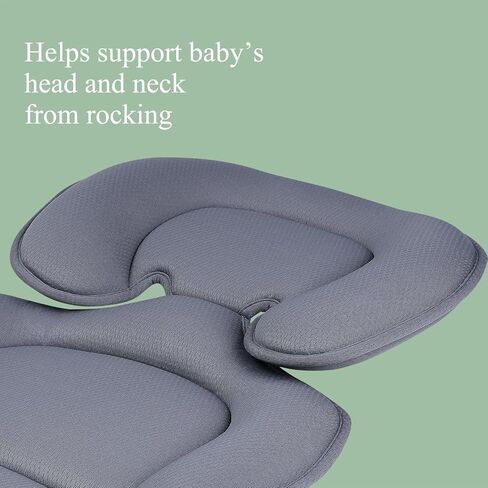 Infant Car Seat Insert, Car Seat Head and Body Supports for Babies, Soft Car Seat Insert Cushion Pad Suit for Infant Car Seats and Baby Strollers(Grey) in Kuwait