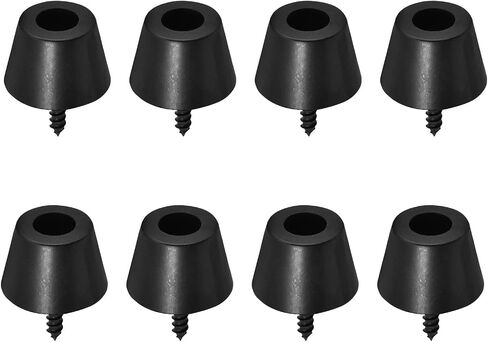 VBESTLIFE Fosa 8 Pcs 30x20mm Rubber Anti-Vibration Speaker Spikes Pads Mats Base Pad Stand with Screws for HiFi Speaker, Amplifier, Car Subwoofer in Saudi Arabia