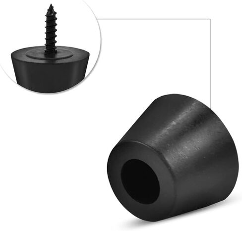 VBESTLIFE Fosa 8 Pcs 30x20mm Rubber Anti-Vibration Speaker Spikes Pads Mats Base Pad Stand with Screws for HiFi Speaker, Amplifier, Car Subwoofer in Saudi Arabia