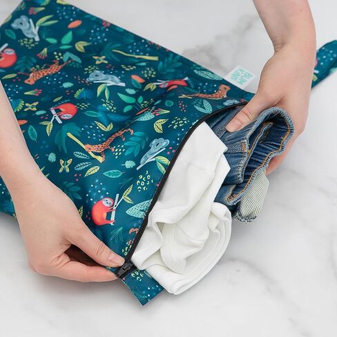 حقيبة مبللة مقاومة للماء للأطفال من بامكينز، السفر، بدلة السباحة، حفاضات القماش، أجزاء المضخة، حمام السباحة، ملابس الصالة الرياضية، أدوات الزينة، خطاف لعربة الأطفال، الرعاية النهارية، حقيبة بسحاب قابلة لإعادة الاستخدام، حقيبة التعبئة الرطبة، أحذية راعية ا in Kuwait