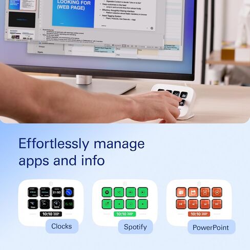 Elgato Stream Deck Neo – 8 Customizable Keys, 2 Touch Points, Speed Through Tasks & Workflows - Control Word, Excel, PowerPoint, Teams, Zoom, Spotify and more, Drag-’n-Drop Setup - Works with Mac & PC in Saudi Arabia