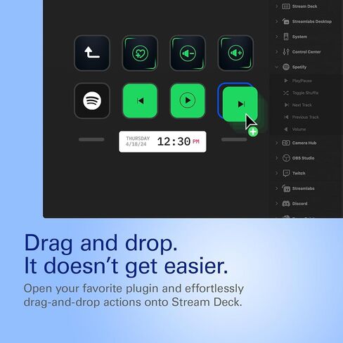 Elgato Stream Deck Neo – 8 Customizable Keys, 2 Touch Points, Speed Through Tasks & Workflows - Control Word, Excel, PowerPoint, Teams, Zoom, Spotify and more, Drag-’n-Drop Setup - Works with Mac & PC in Saudi Arabia